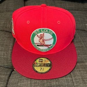 ST. LOUIS CARDINALS 100TH ANNIV. Patch 59Fifty New Era. 7 1/4. NWT